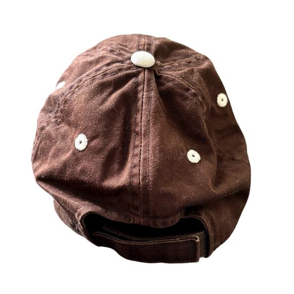 The Strip Las Vegas Womens Hat Brown Cream Trashy Y2k Baseball Cap Dad Hat - Picture 4 of 8